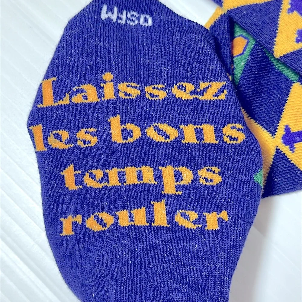 Unisex Mardi Gras Crew Socks OS